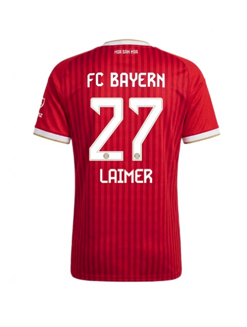 Bayern Munich Konrad Laimer #27 Replika Hemmakläder Dam 2026-27 Kortärmad Bayern Munich Konrad Laimer #27 Replika Hemmakläder Dam 2026-27 Kortärmad
